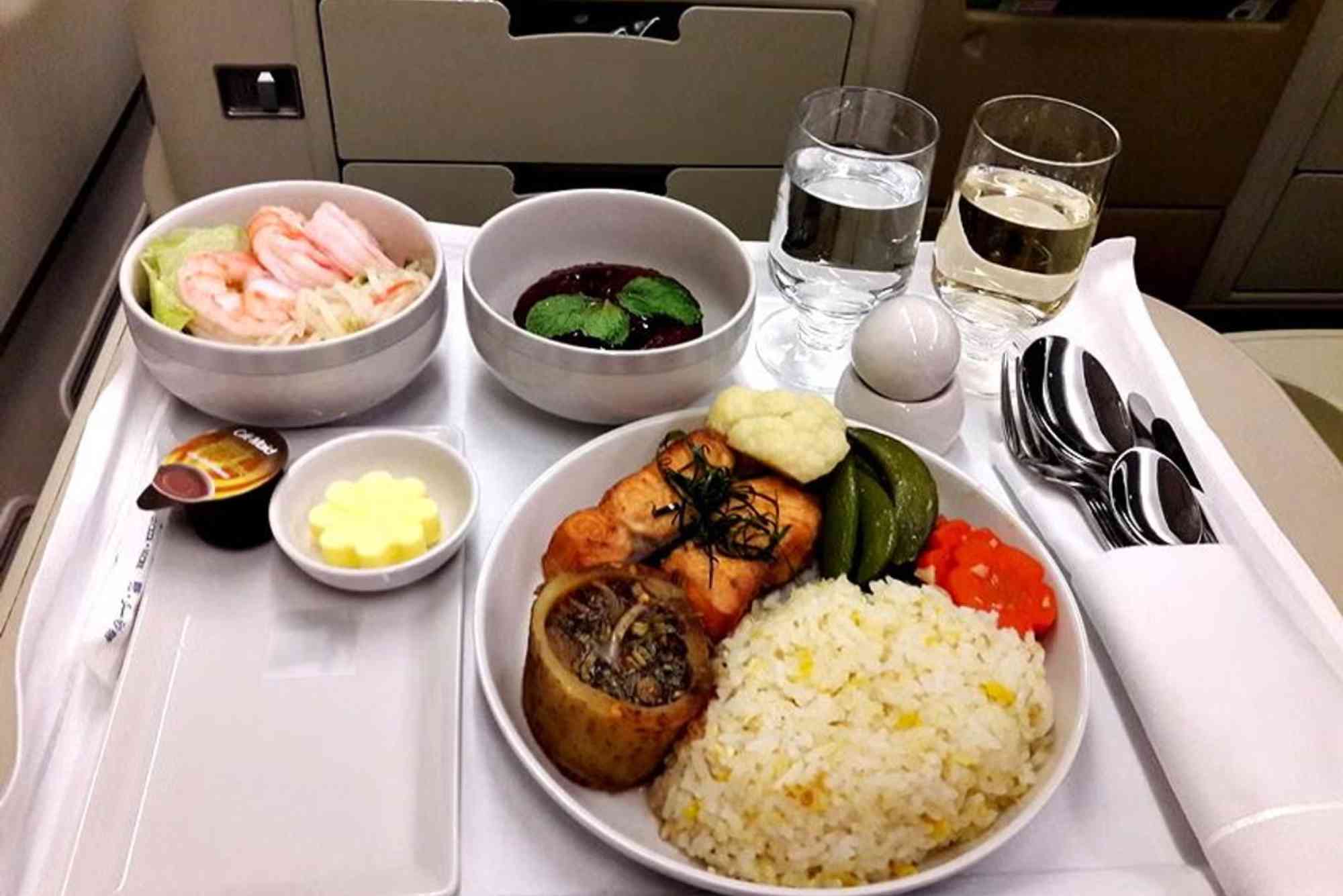 China Southern Business Class Food
