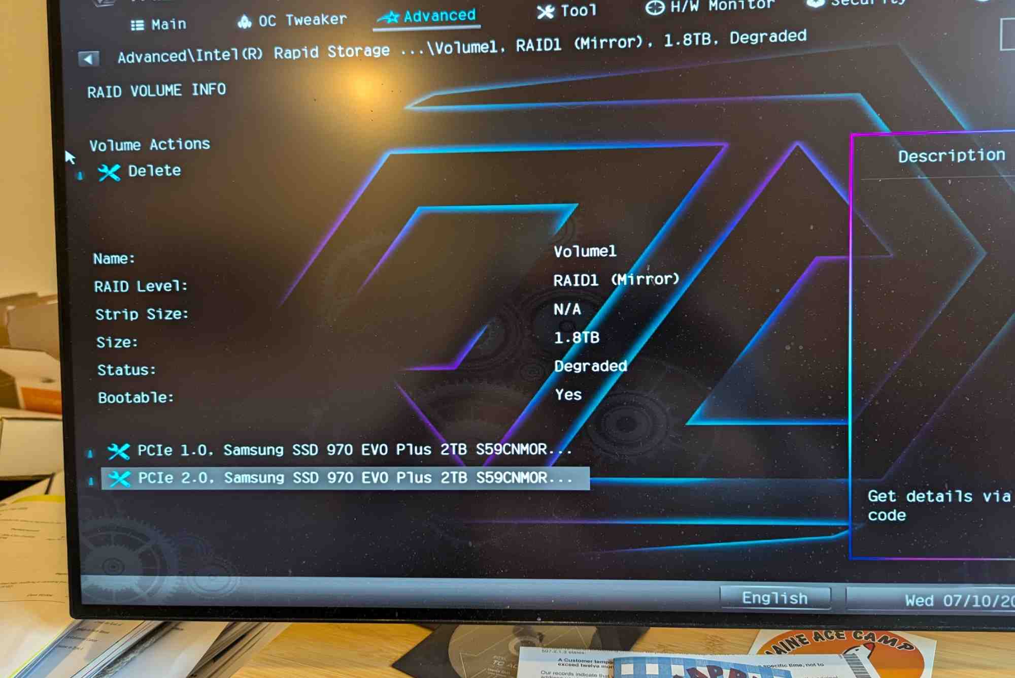 Intel Rapid Storage Technology Driver