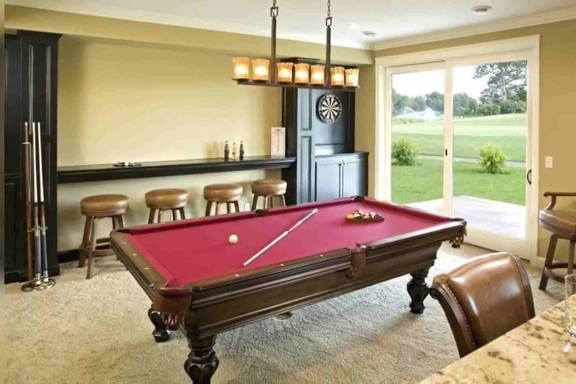 Pool Table Room Decorating Ideas