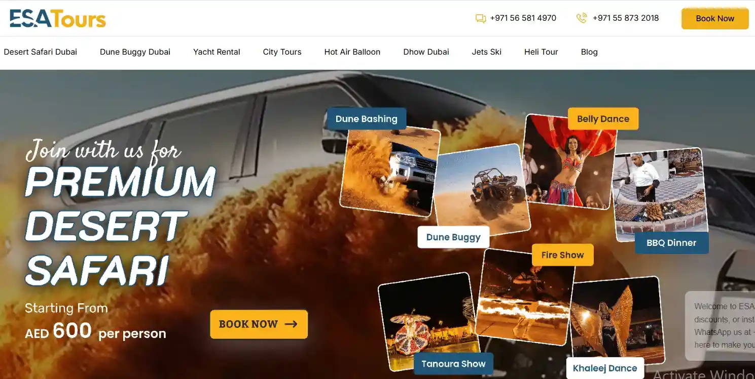 ESA Tours vs Other Dubai Tour Operators – Which Should You Choose
