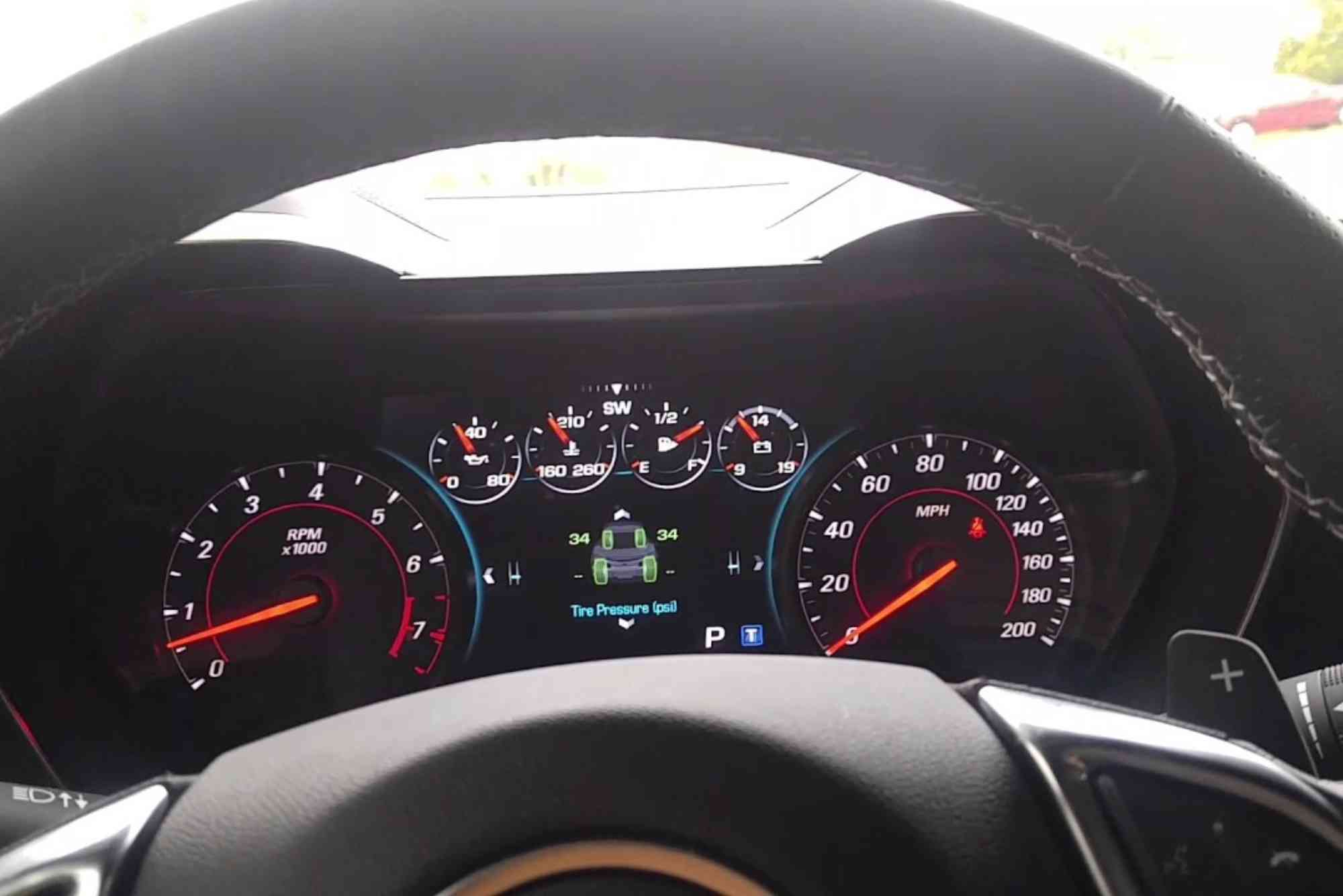 2018 Camaro Tire Pressure