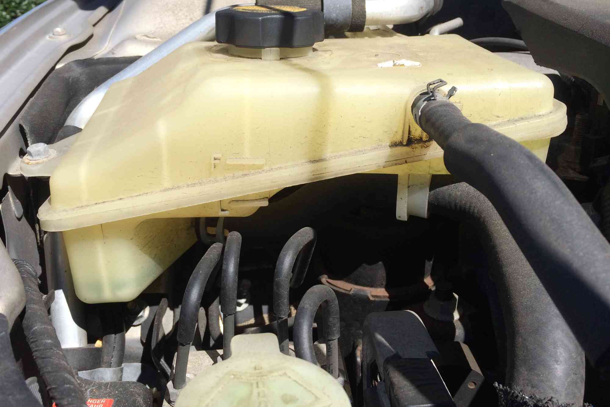 Engine Coolant Tank Empty