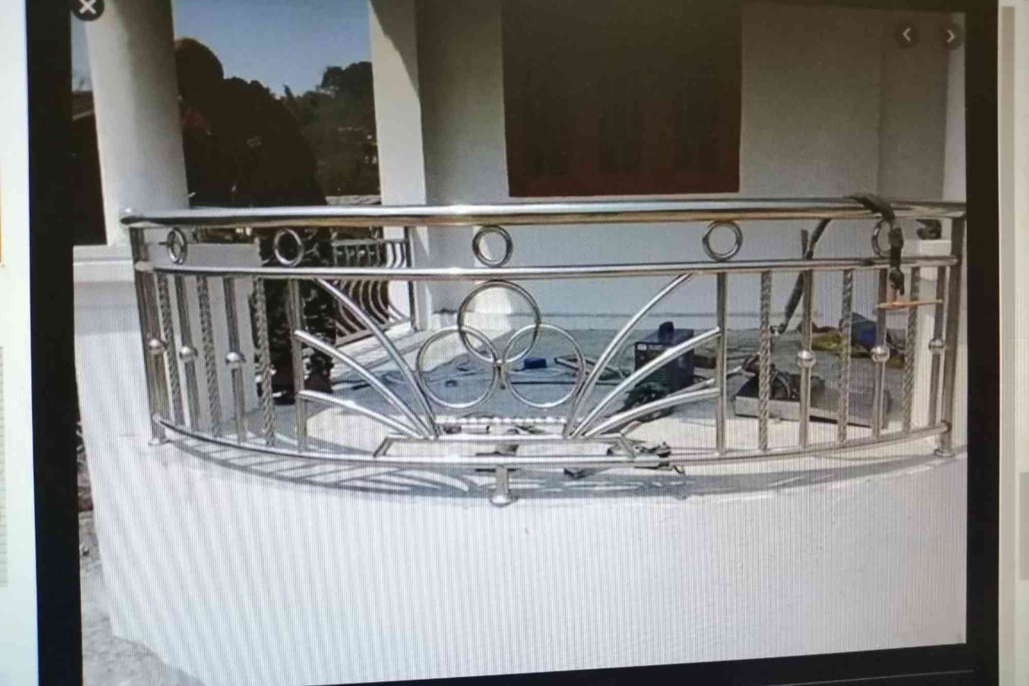 Steel Railing Design for Home Balcony